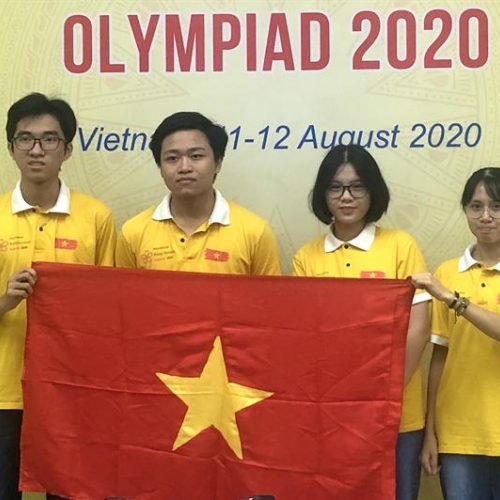 4 học sinh Việt Nam đoạt giải tại Olympic Sinh học quốc tế